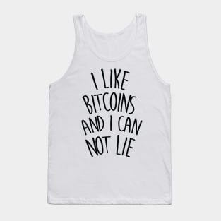 I like bitcoins and i can not lie Tank Top